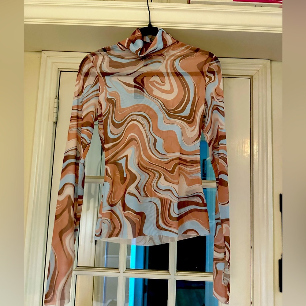 AFRM Zadie sheer top